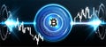bitcoin Forex stocks, trading and currency exchange. Stock illustration